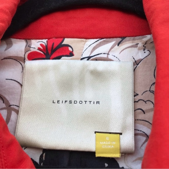 Leifsdottir Cherry Vanilla Trench Coat - Picture 4 of 7